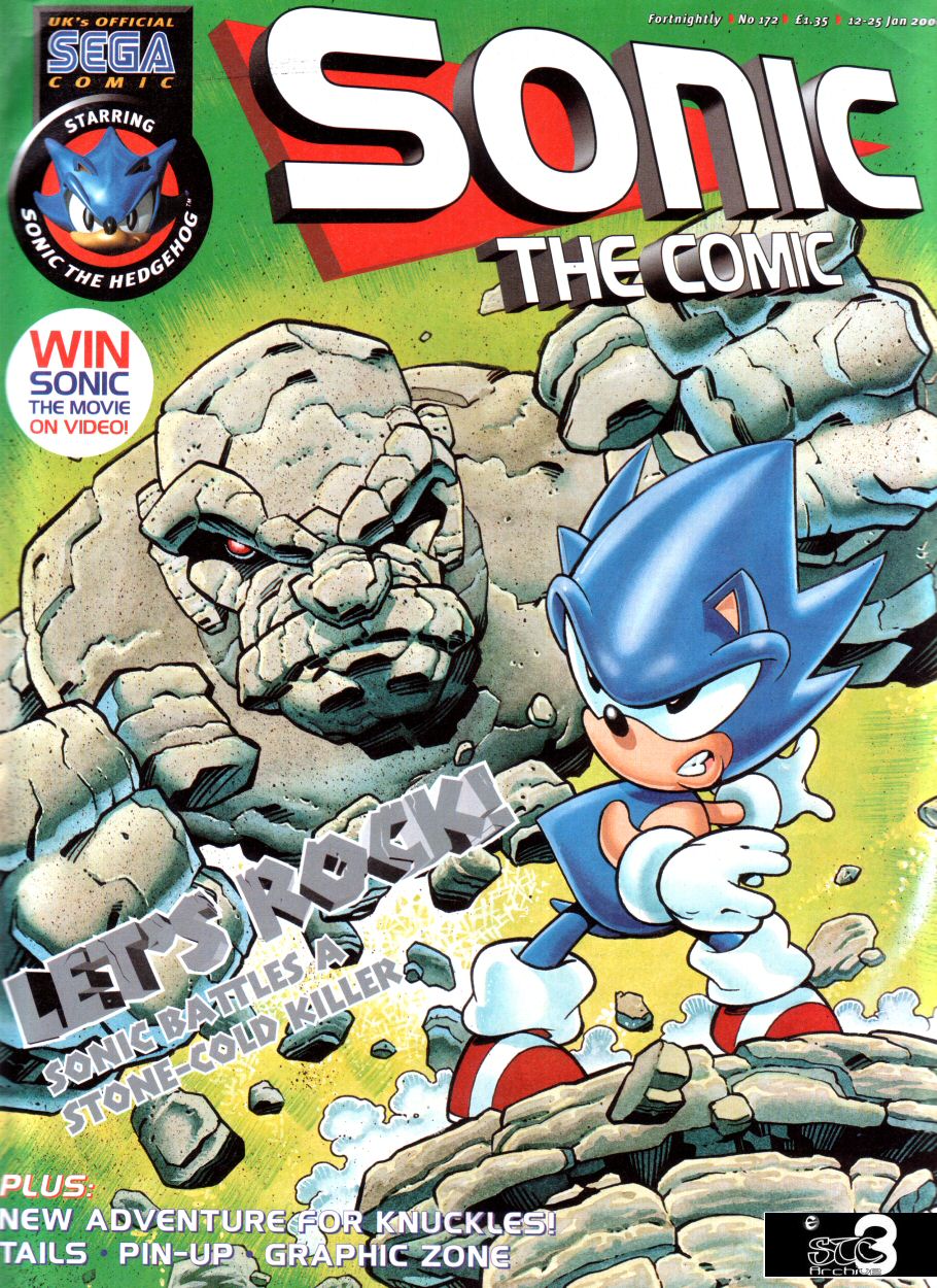 Sonic - The Comic Issue No. 172 Cover Page